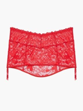 Savage X Fenty Lovestruck Lace Garter Belt